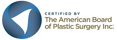 Certified by The American Board of Plastic Surgery Inc.